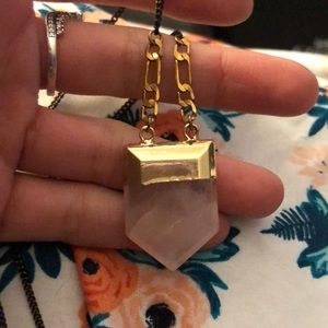 Purple pendant necklace (long)